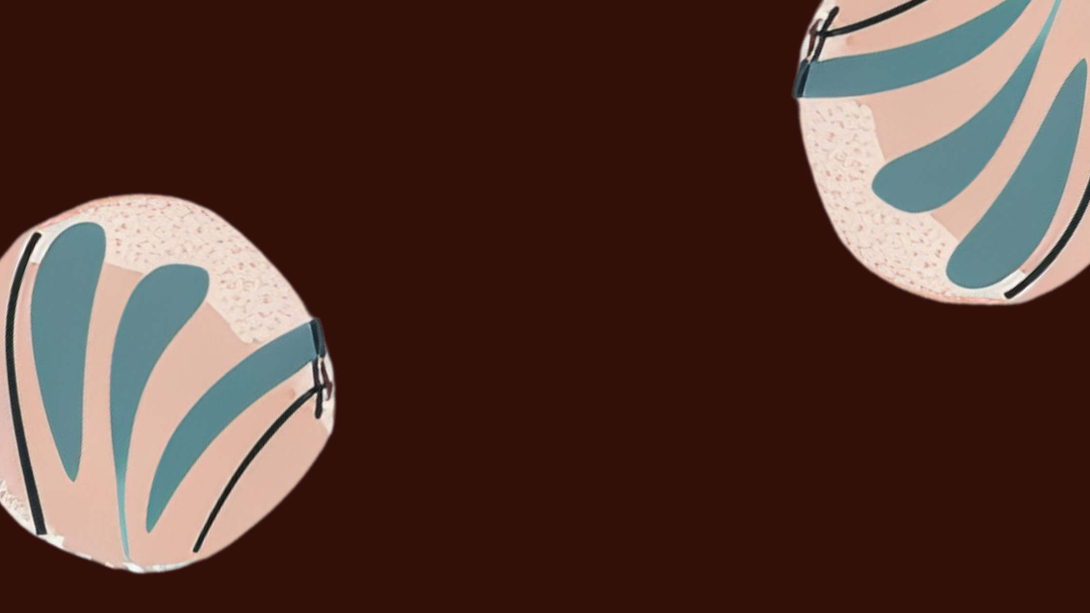 Blog header banner_36 Abstract calming shapes on deep red background illustrating night-time rest and insomnia support